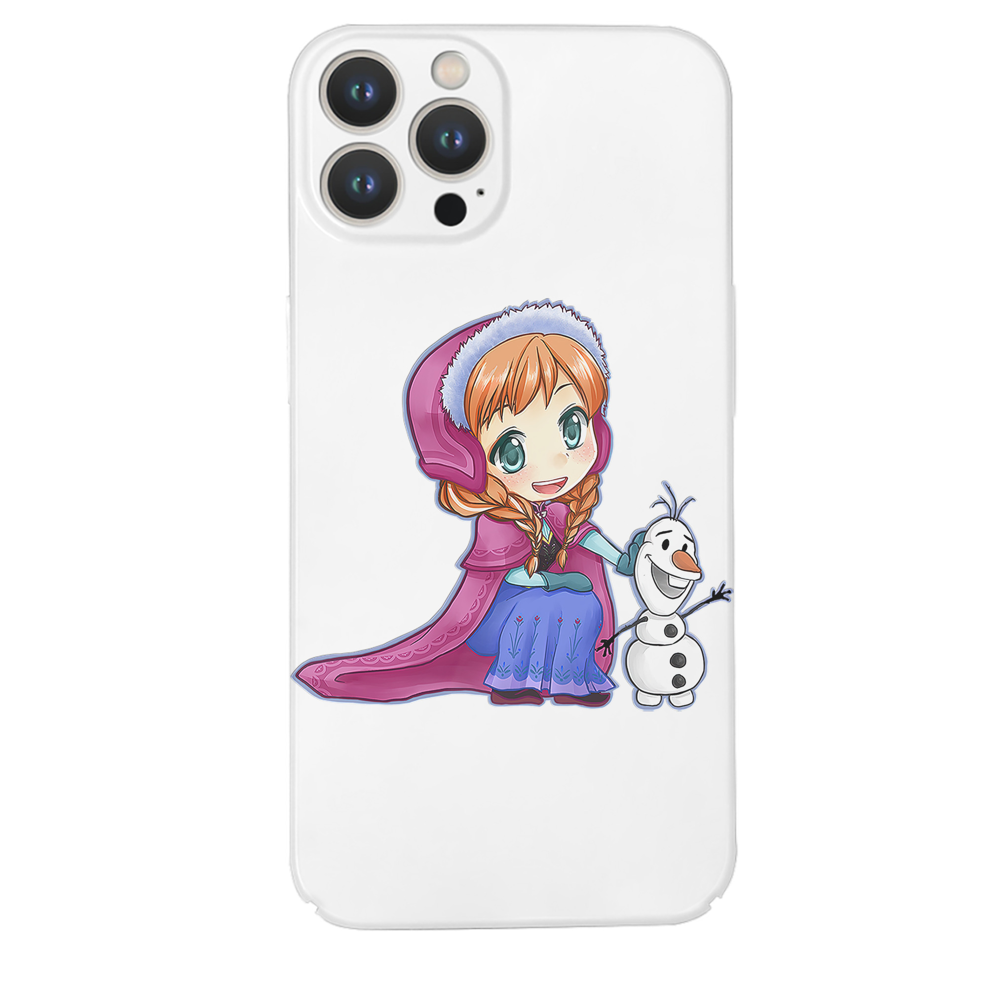 （画像用） アナと雪の女王 アンナ エルサ Frozen Anna Elsa 【iPhone 14シリーズ対応】ハードケース